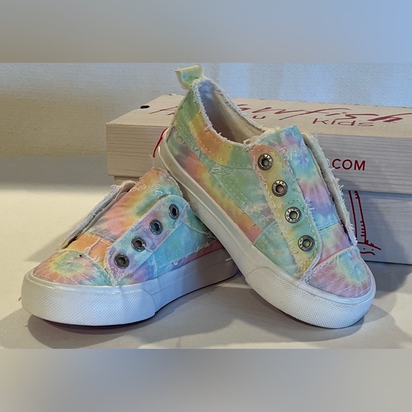 NWT Blowfish Malibu Play-T Sorbet Pastel Tie Dye Size 8M - Picture 3 of 4